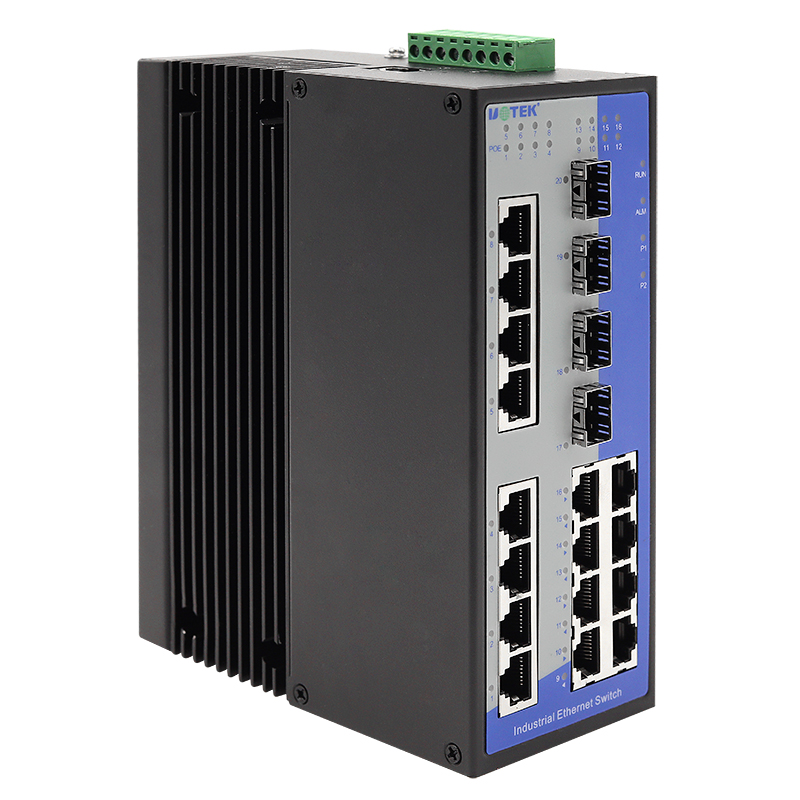 20口全千兆網管型POE以太網交換機